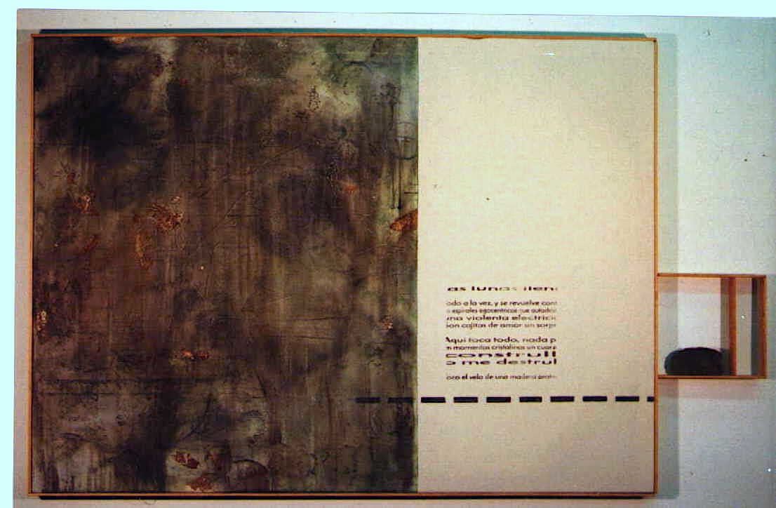 Carlos Betancourt, Text and Nature en mi Mente II, 1997