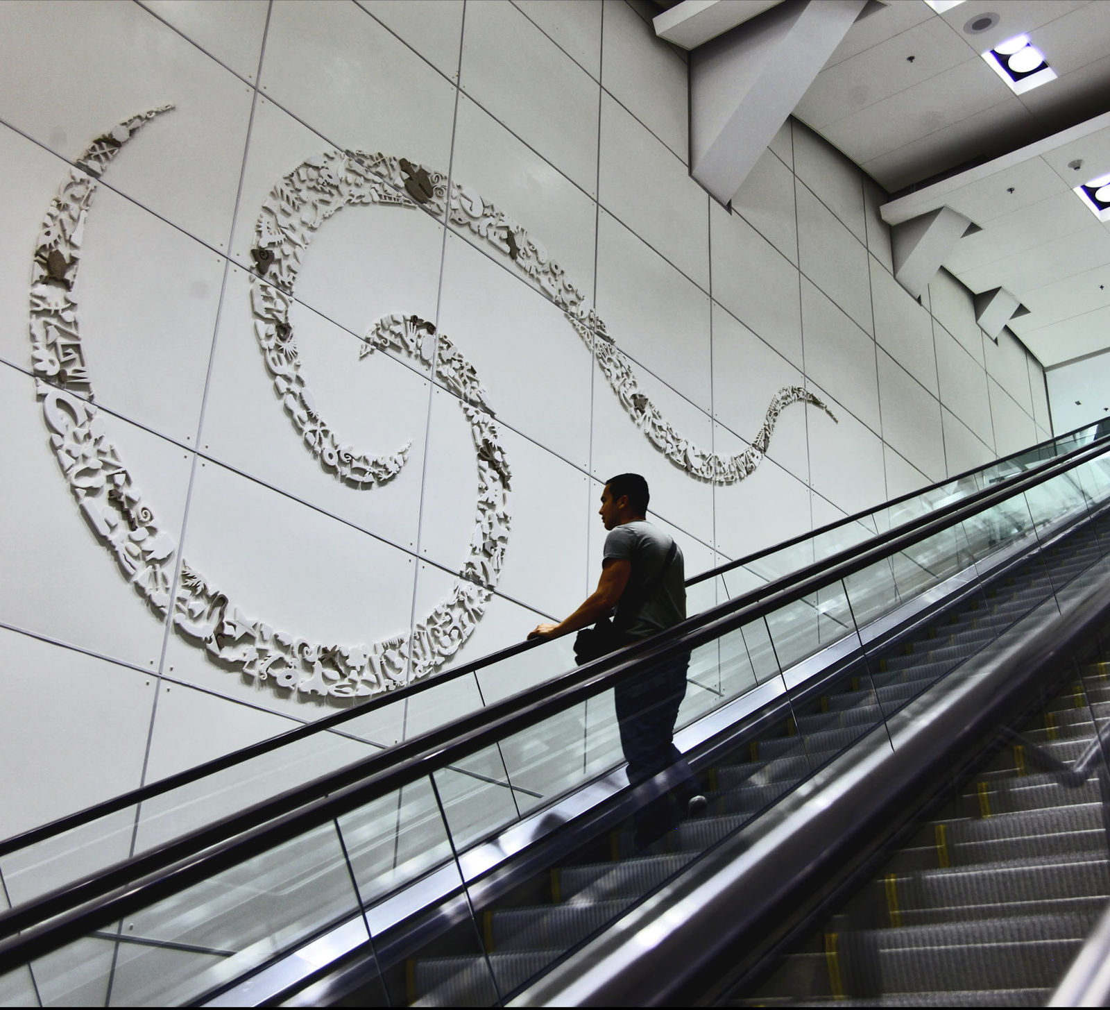 Carlos Betancourt in collaboration with Alberto Latorre, Archaic Substance, North Terminal Project Miami International Airport, Miami-Dade Art in Public Places commission, 2011