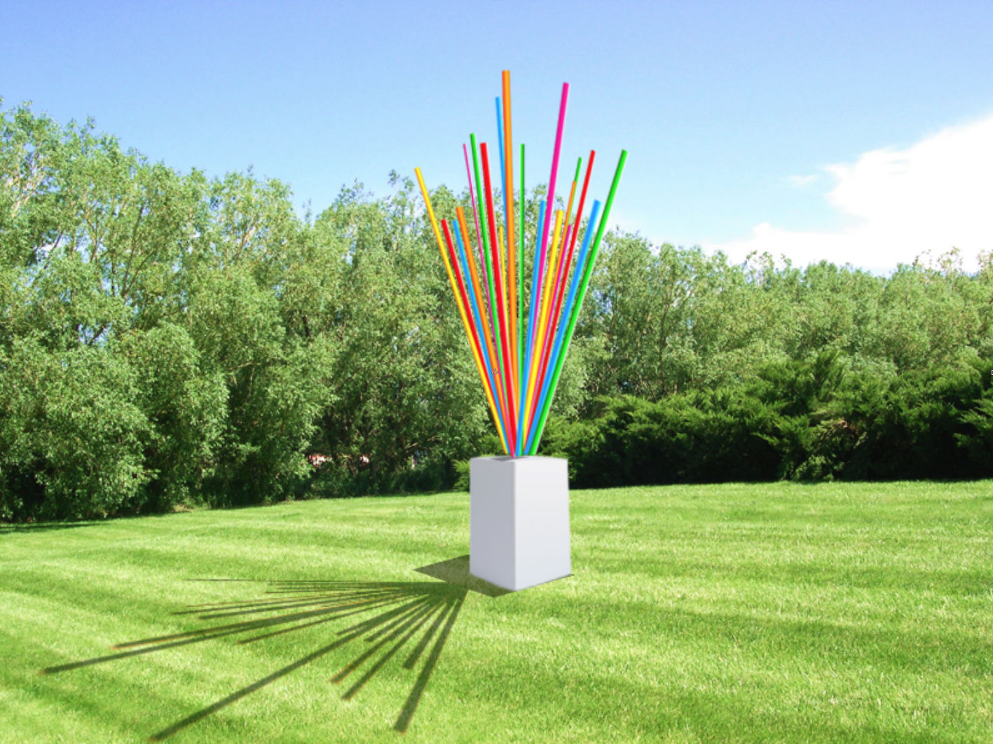 Carlos Betancourt, Untitled, proposal for outdoor sculpture, Elaine Gordon Enchanted Forest Park, Florida, 2016