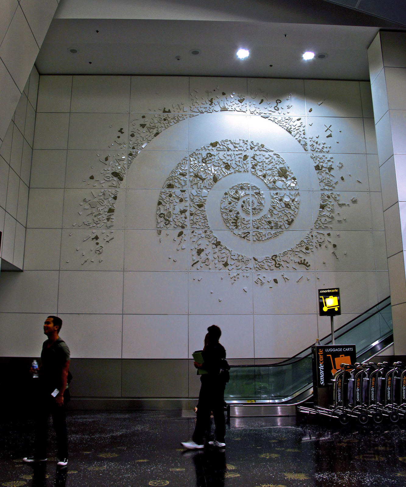 Carlos Betancourt in collaboration with Alberto Latorre, Archaic Substance, North Terminal Project Miami International Airport, Miami-Dade Art in Public Places commission, 2011