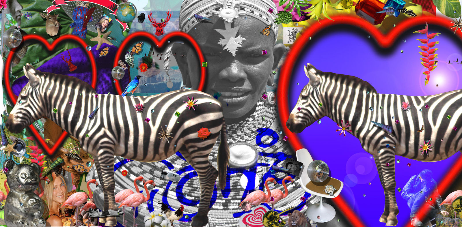 Carlos Betancourt, Of Kenya and Candies, II Partial Mural, 2010, 2010