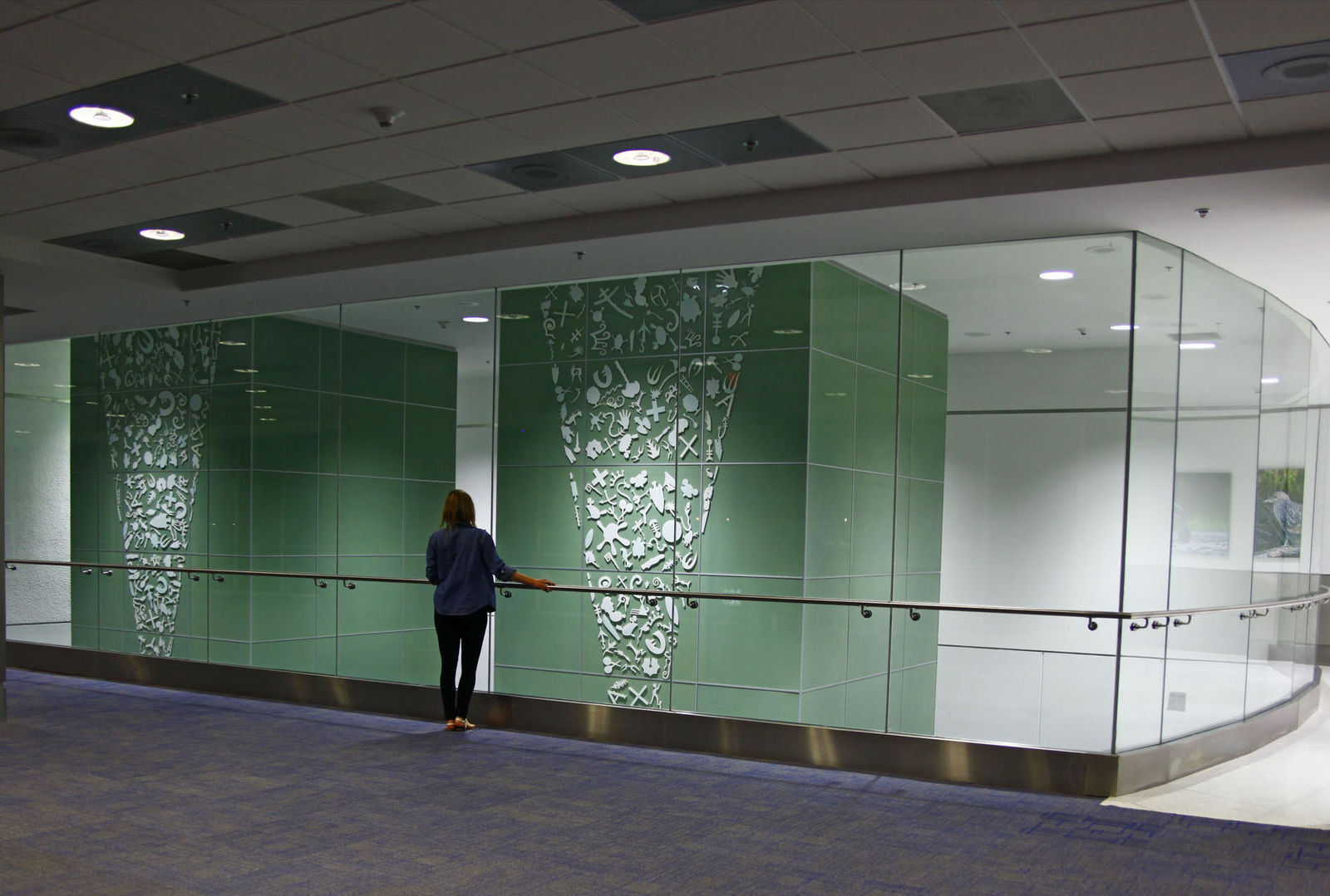 Carlos Betancourt in collaboration with Alberto Latorre, Archaic Substance, North Terminal Project Miami International Airport, Miami-Dade Art in Public Places commission, 2011