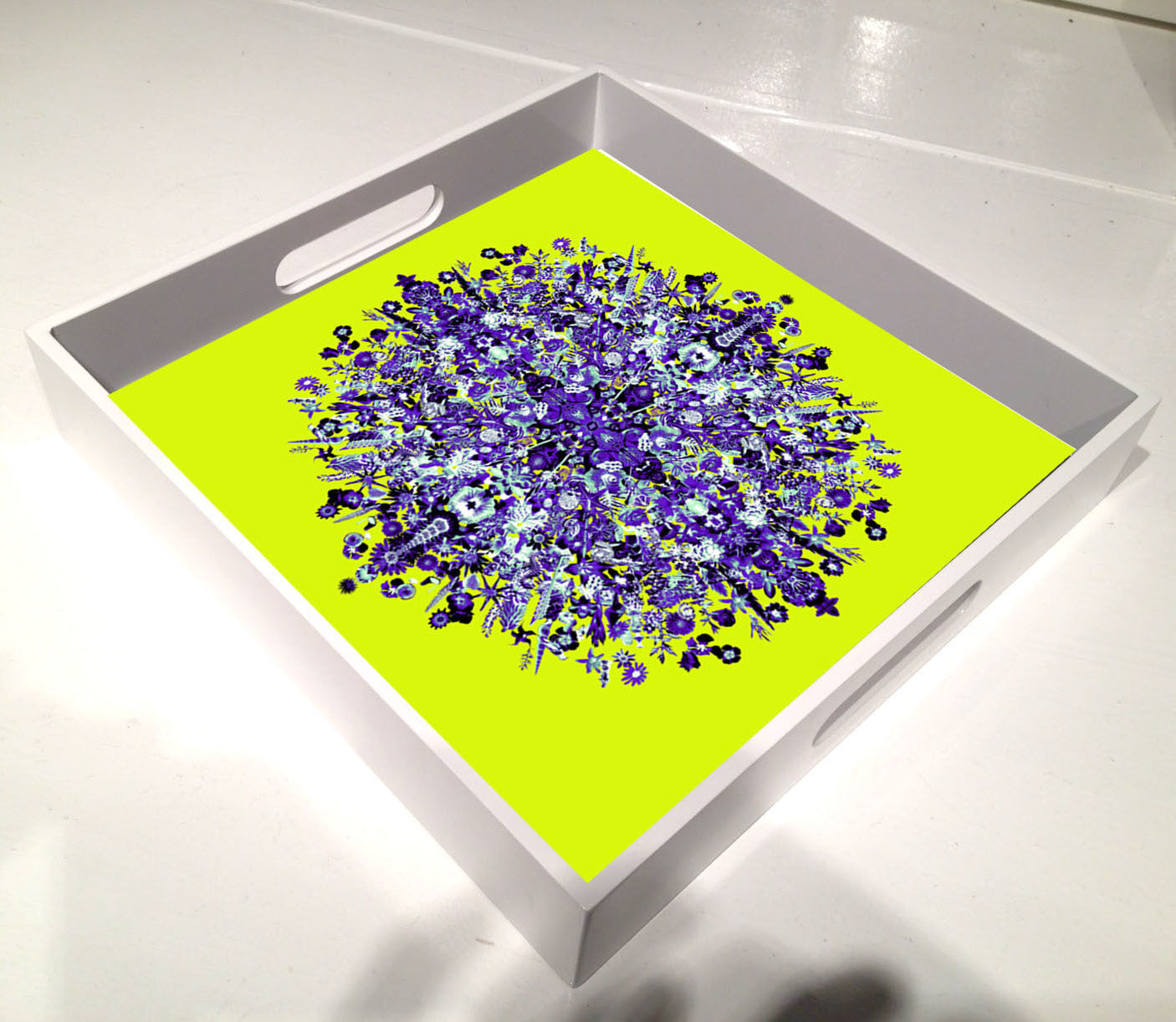 Carlos Betancourt, Le Trays, (trays with artwork images project), 2014-present