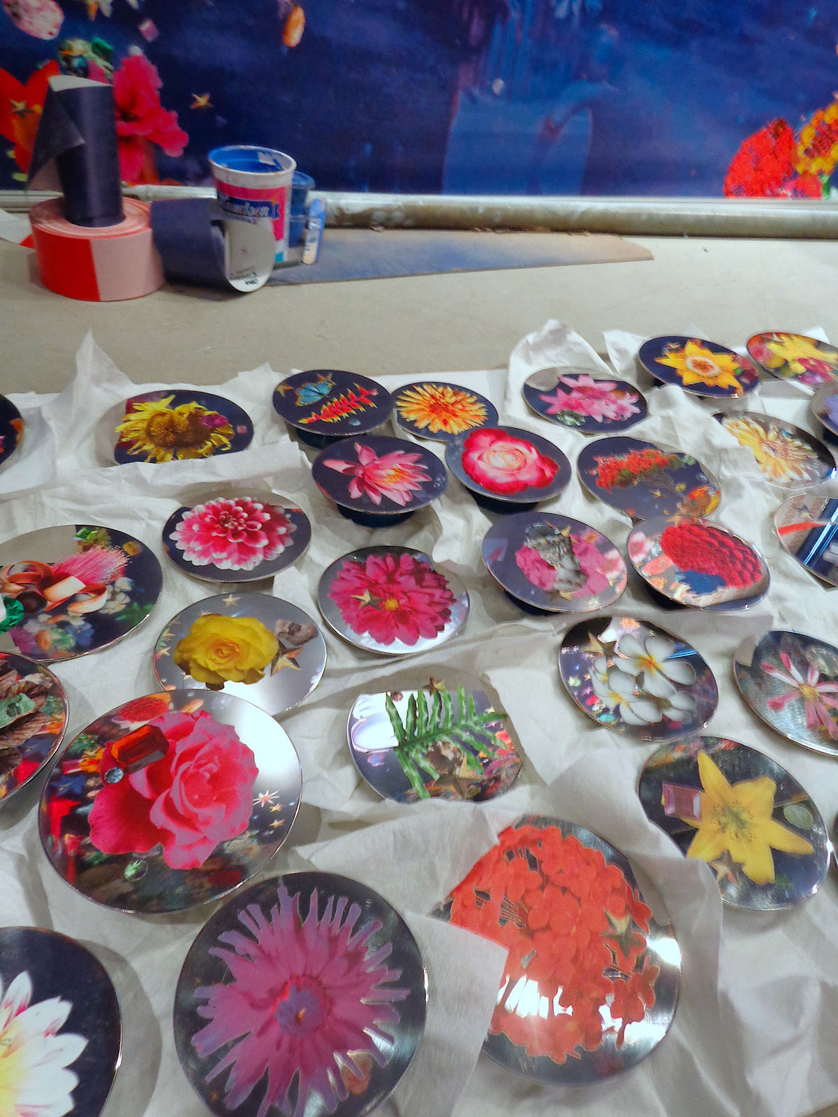 Carlos Betancourt in collaboration with Alberto Latorre, Celestial Garden, (at the Ensemble Vestibule, Celebrity Cruise collection), Corporate Art site-specific permanent installation, 2012