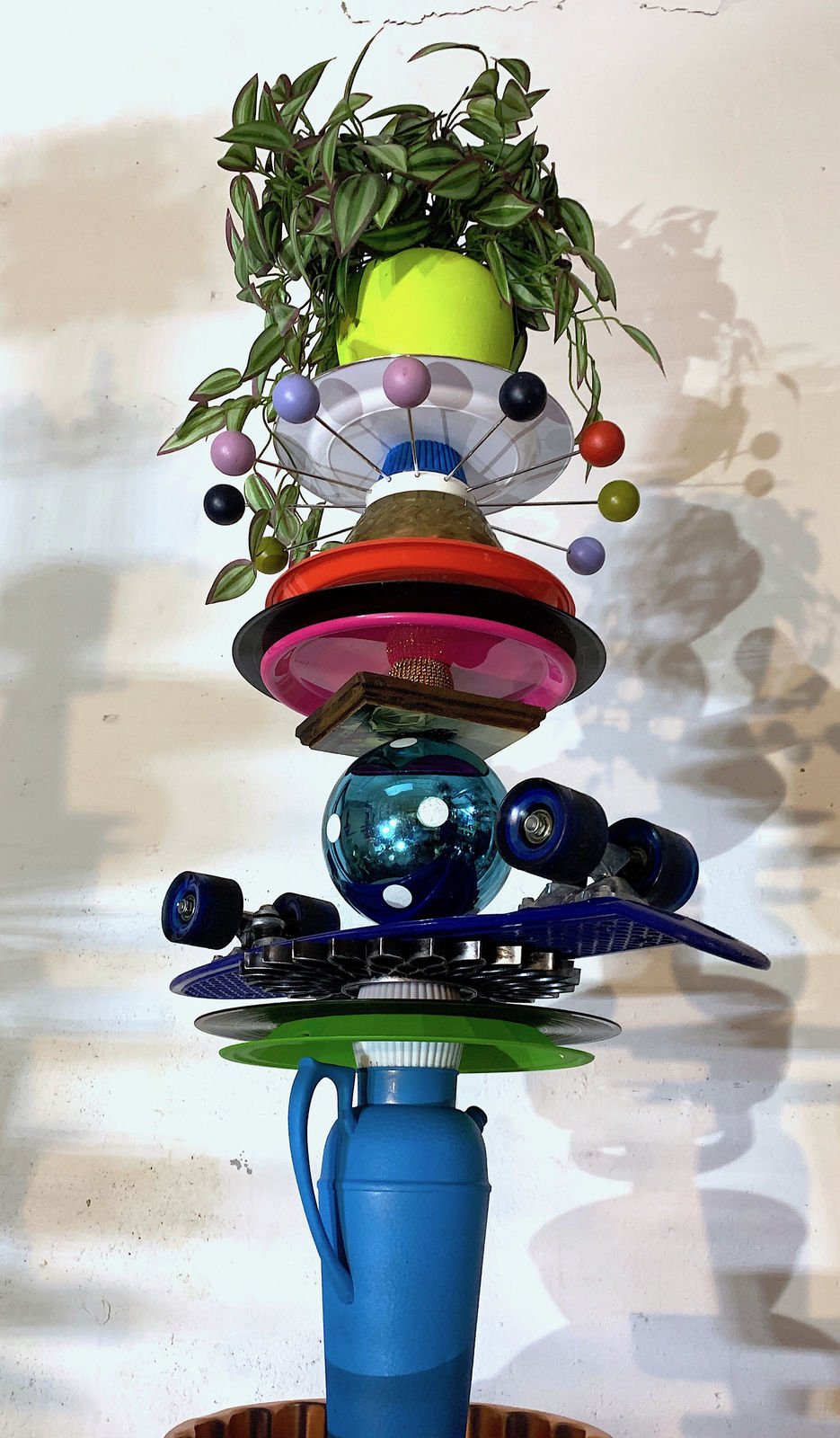 Carlos Betancourt, (detail) On the Edge: The Hopeful Forest (cucaracha plant), 2019