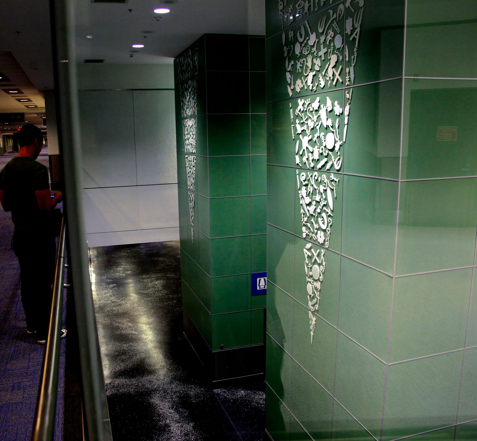 Carlos Betancourt in collaboration with Alberto Latorre, Archaic Substance, North Terminal Project Miami International Airport, Miami-Dade Art in Public Places commission, 2011