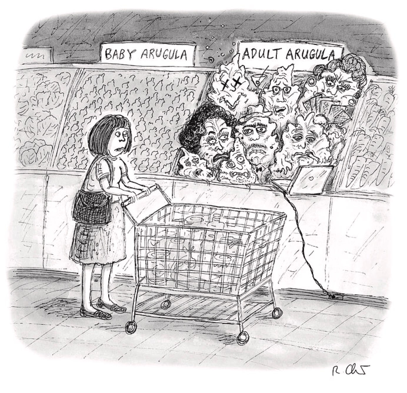 Roz Chast, Adult Arugula, 2024, Oct 7