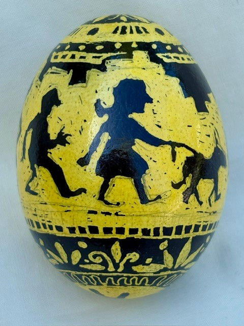 Roz Chast, Yellow Black Amphora, 2025