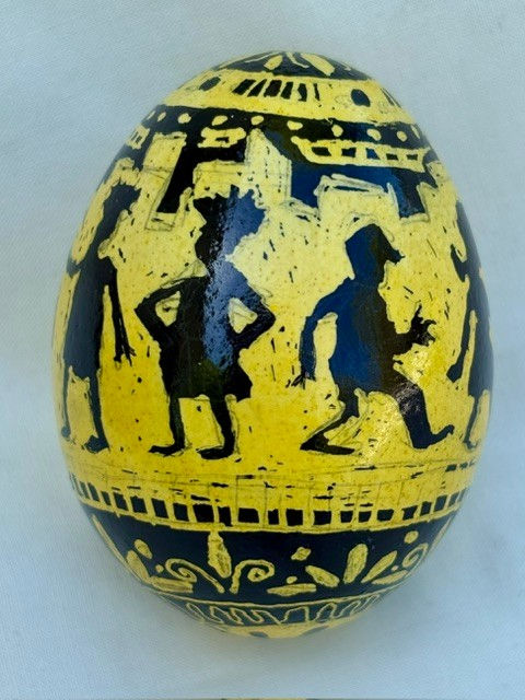 Roz Chast, Yellow Black Amphora, 2025