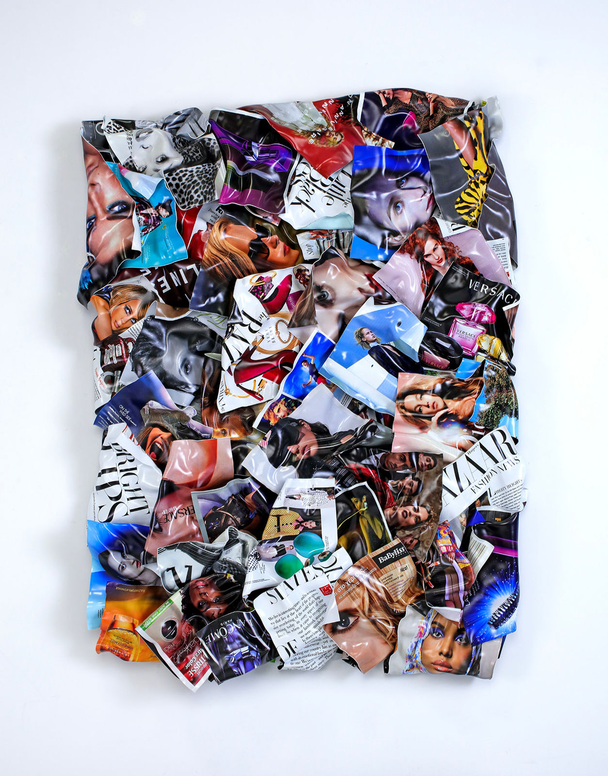 “Bazaar Pages”, sculptural work by Paul Rousso artist from North Carolina. Available at Carousel Fine Art Chicago.