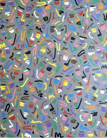 “Euphoria”, painting by Chance Cooper artist from United States, based in LA. Available at Carousel Fine Art Atlanta.