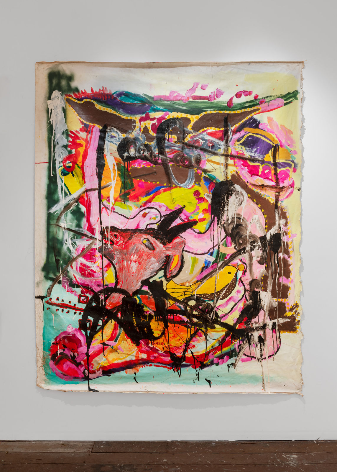 Tennant Creek Brio, Mystical creatures! some sort of eel snake! The red bull! The yellow slimey fish! (Rupert Betheras and Fabian Brown), 2024