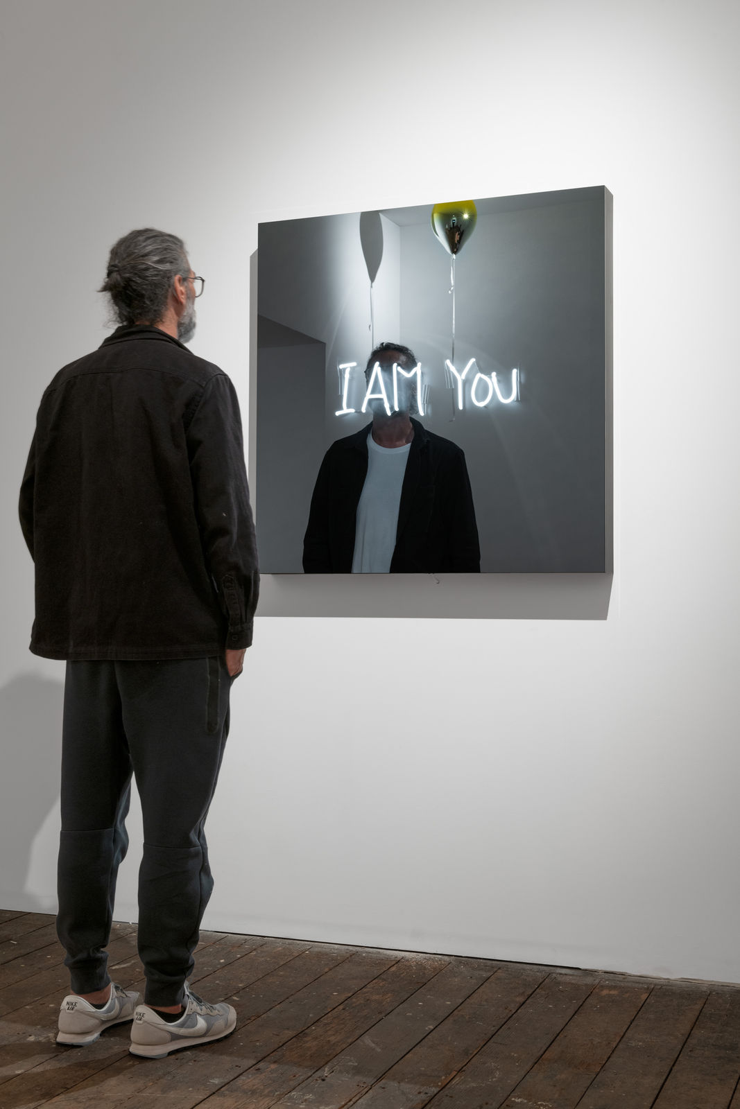 Jeppe Hein, I AM YOU (handwritten), 2018