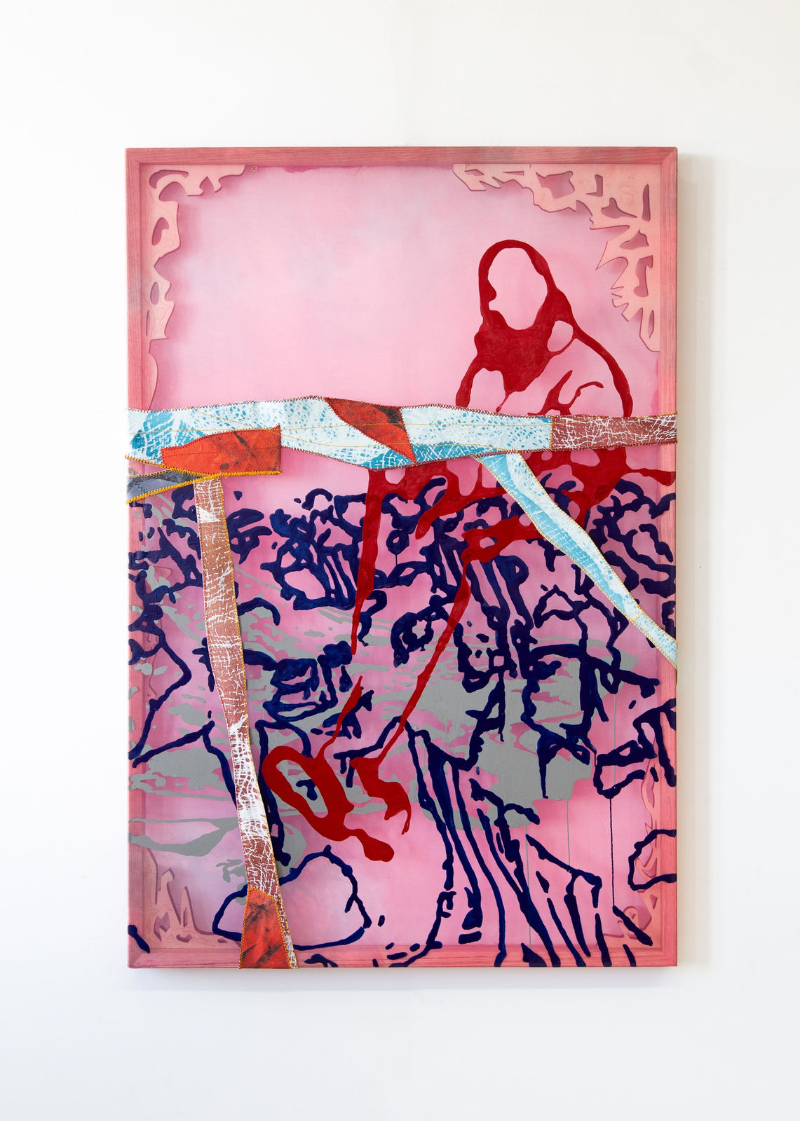 Remy Faint, Field Note (red line), 2025