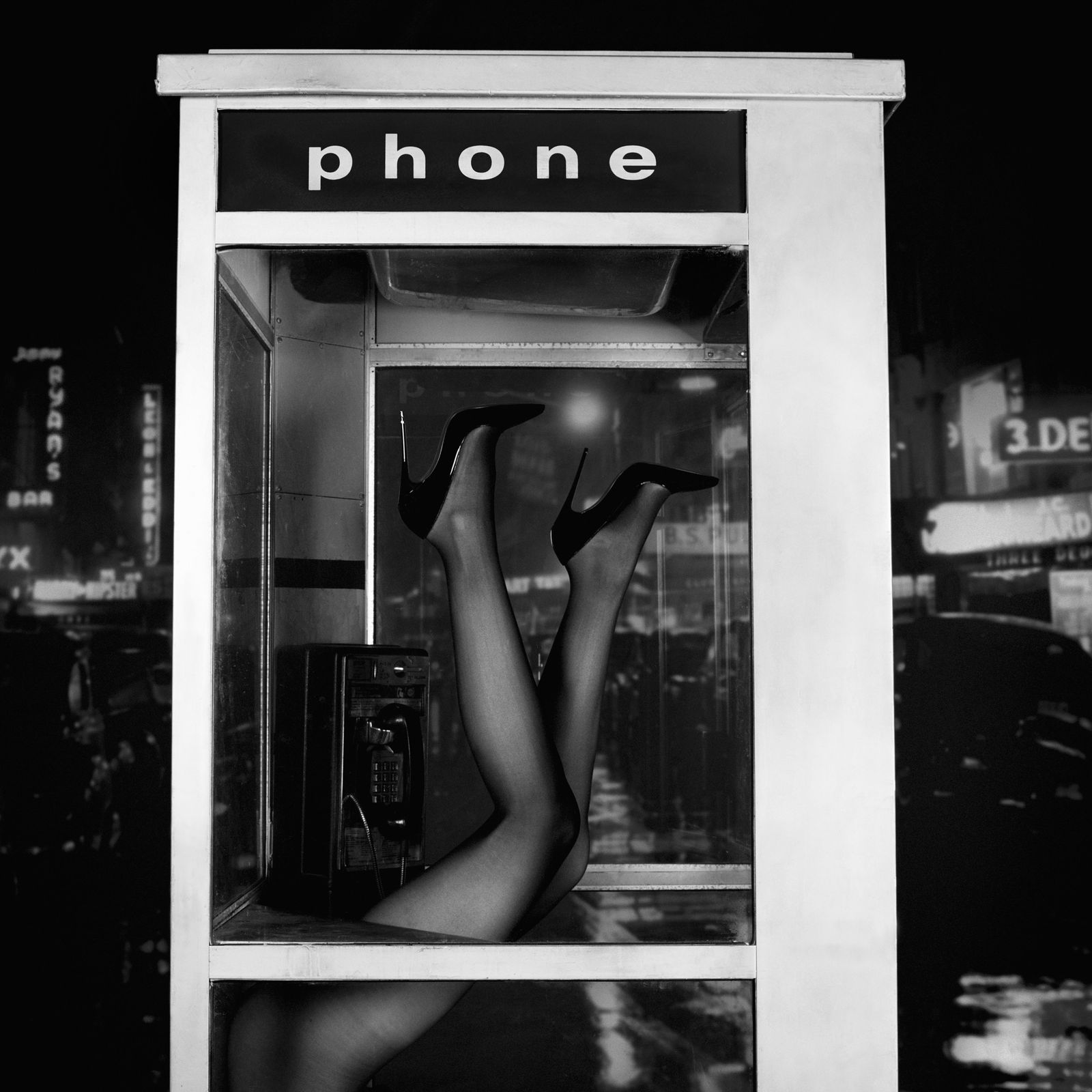 Tyler Shields, Phone Booth Legs, 2022