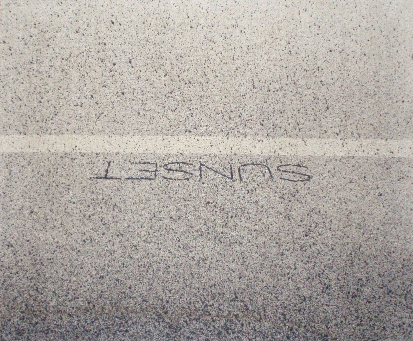 Ed Ruscha, Above Sunset, 1999