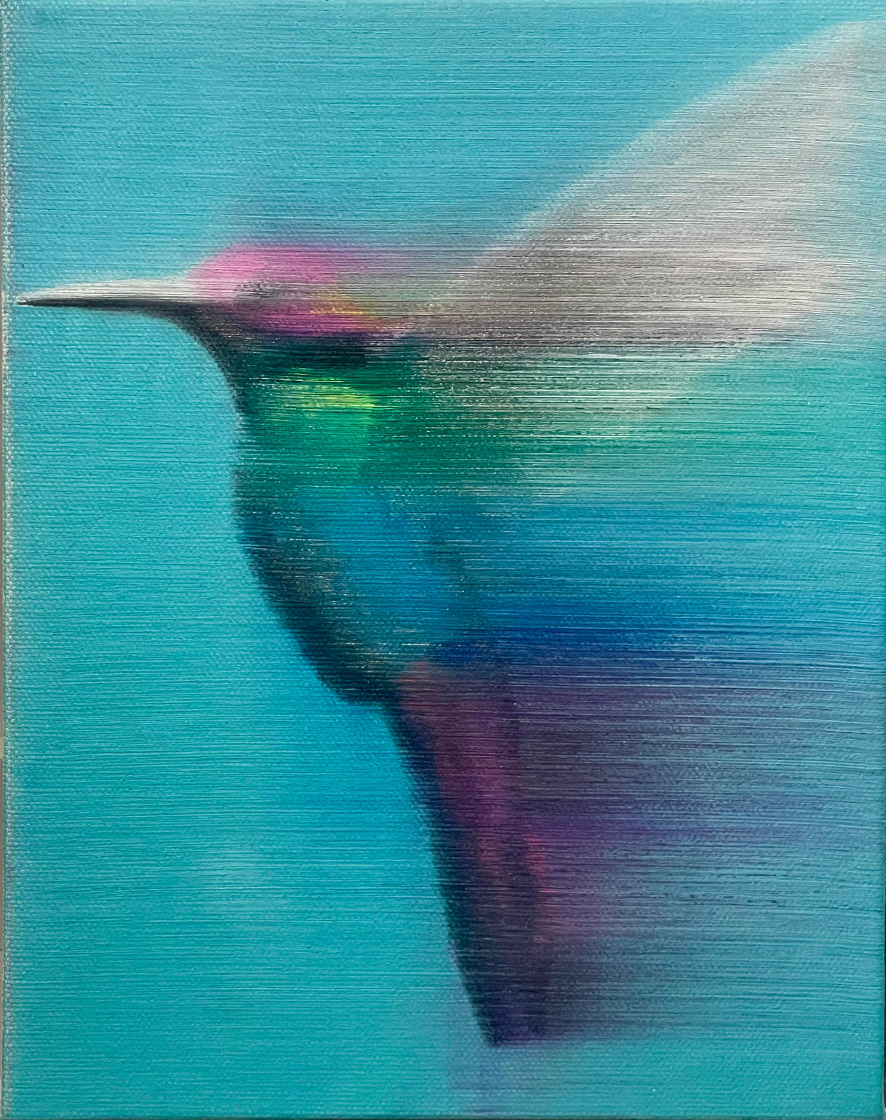 Alison Van Pelt, Fast Blur Hummingbird, 2022