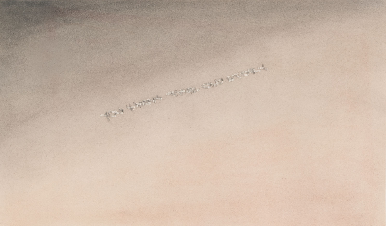 Ed Ruscha, You Know the Old Story, 1975