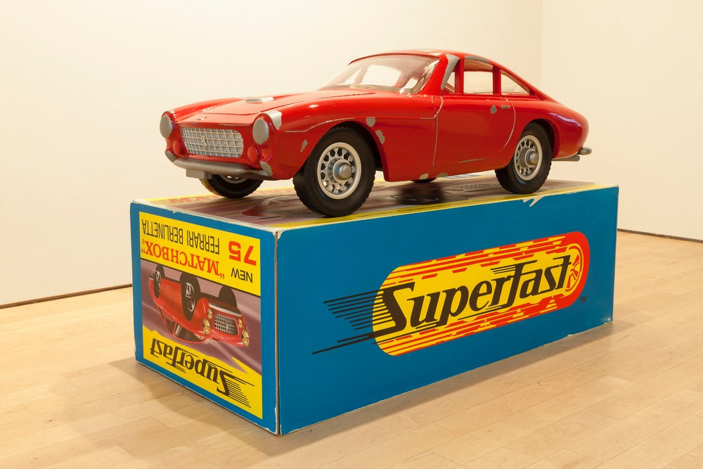 Vik Muniz, Mnemonic Vehicle #1 (Ferrari Berlinetta), 2014