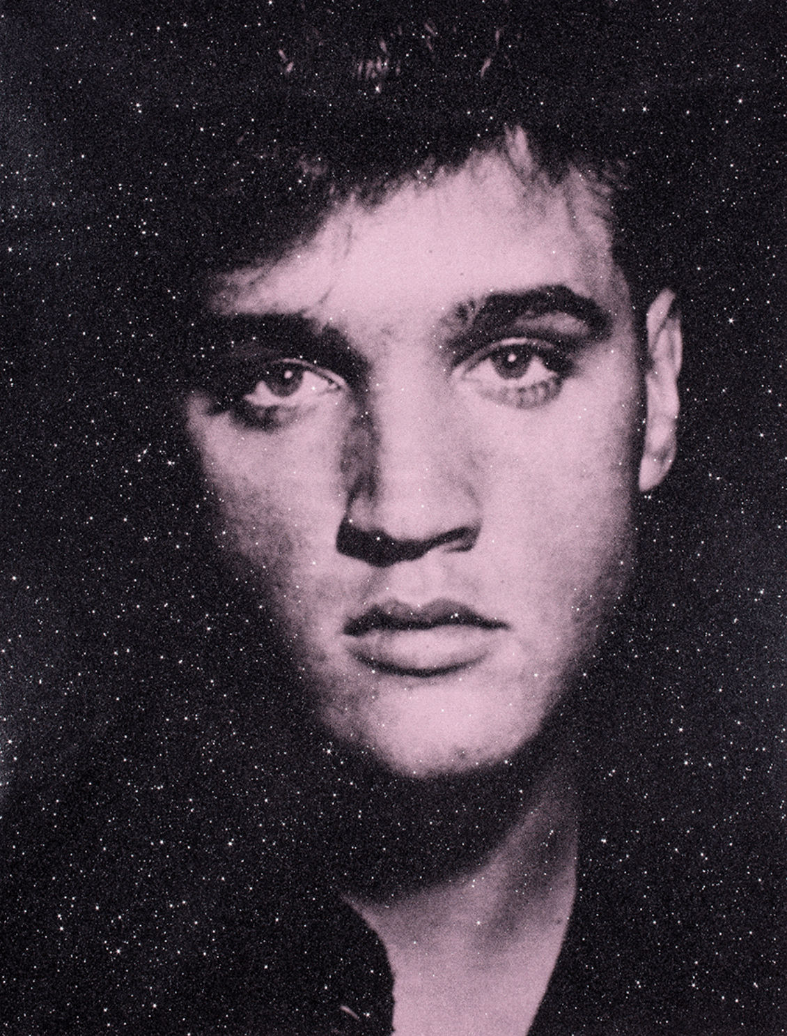 Russell Young, Elvis Heartbreak (Bruised Pink), 2022