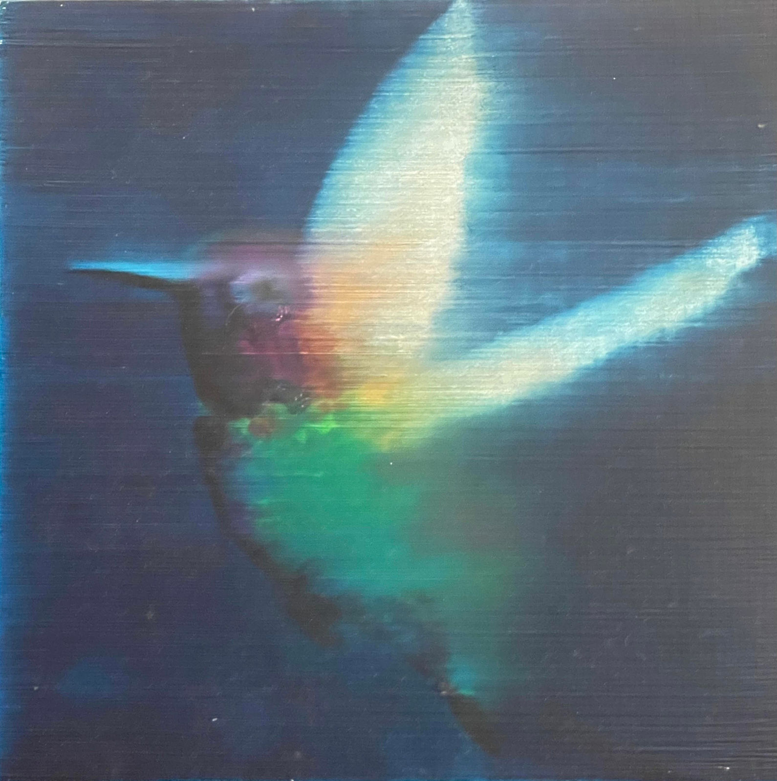 Alison Van Pelt, Midnight Blue Hummingbird, 2022