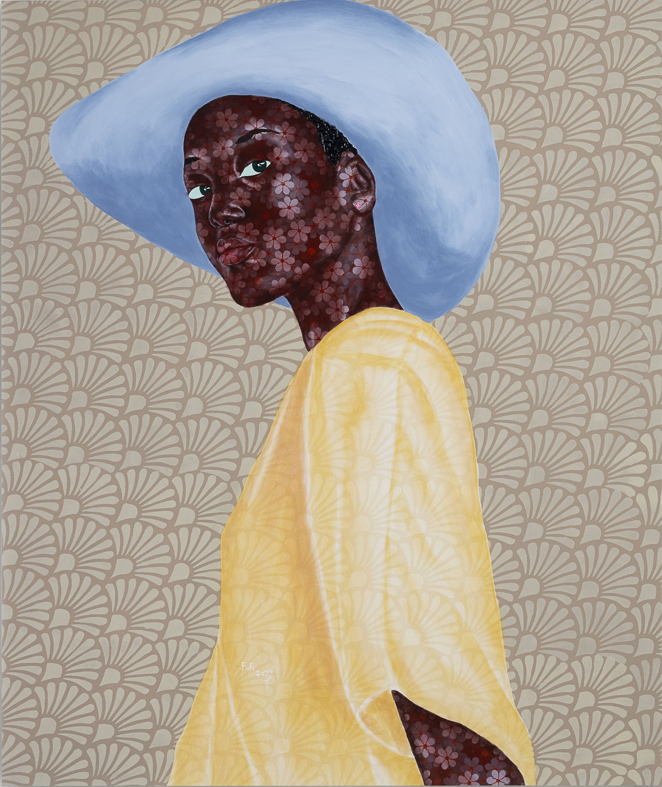 Seth Fiifi Afful, Yaa on Blue-Hat, 2023