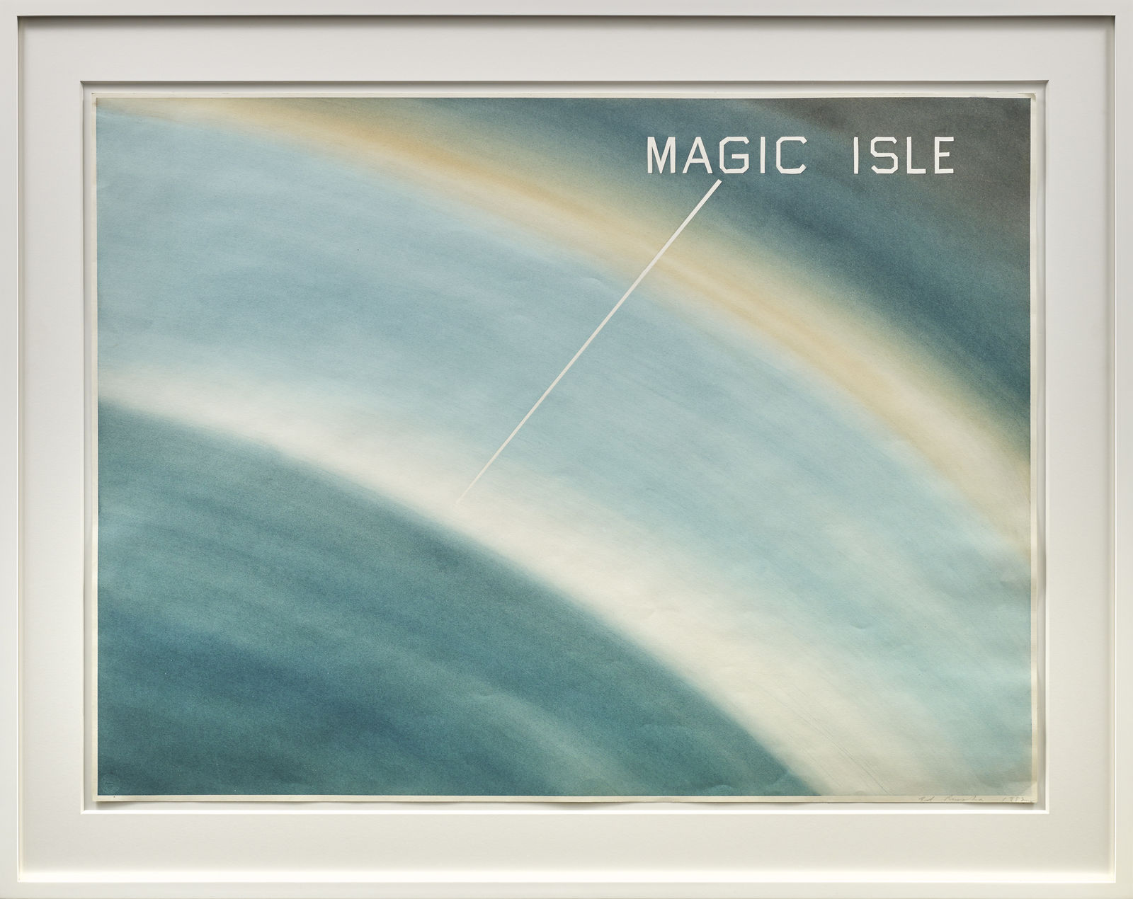 Ed Ruscha, Magic Isle, 1982