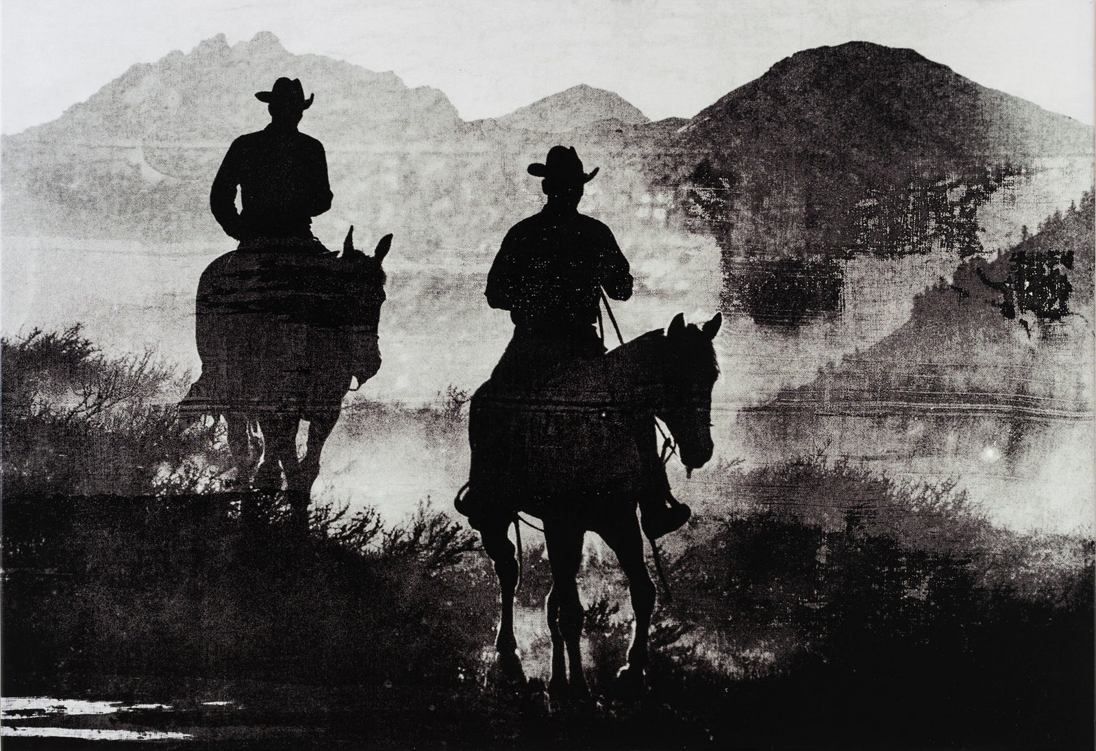 Russell Young, Unforgiven (Black + White), 2018