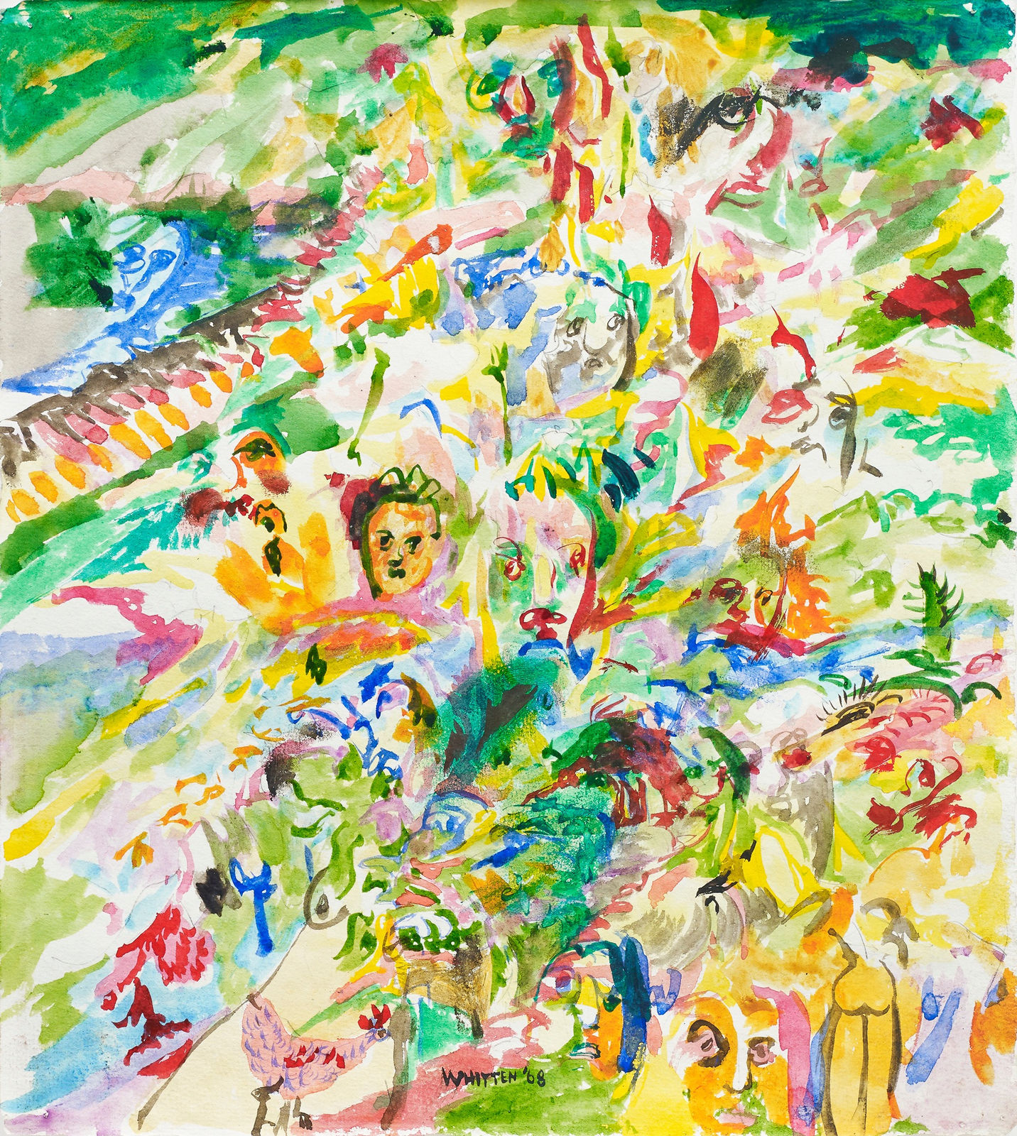 Jack Whitten, Untitled, 1968