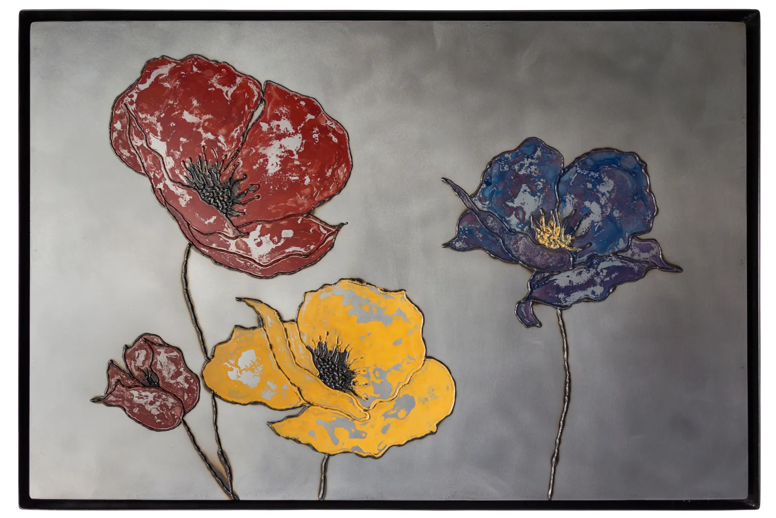 Nick Moss, 4 Poppies, 2022
