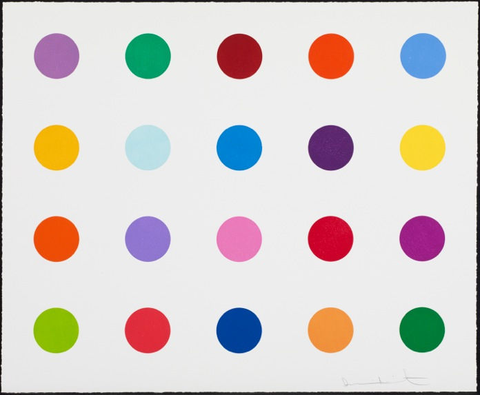 Damien Hirst, Fast Scarlett TR Base, 2011