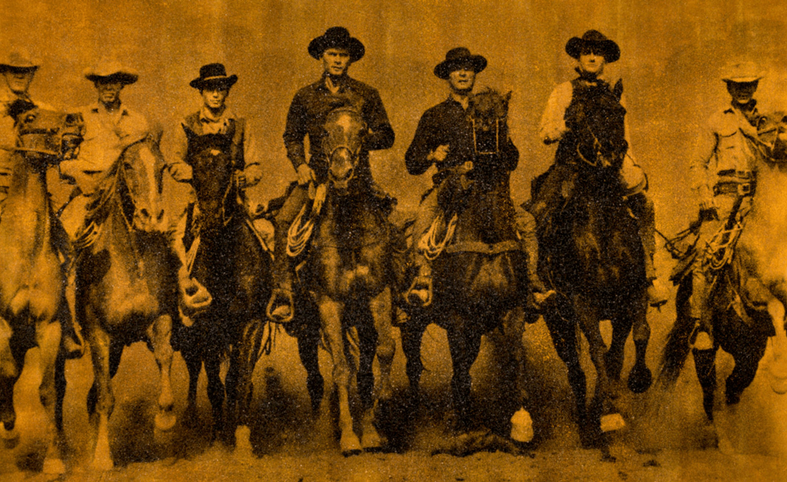Russell Young, Magnificent Seven (Mojave Gold), 2023