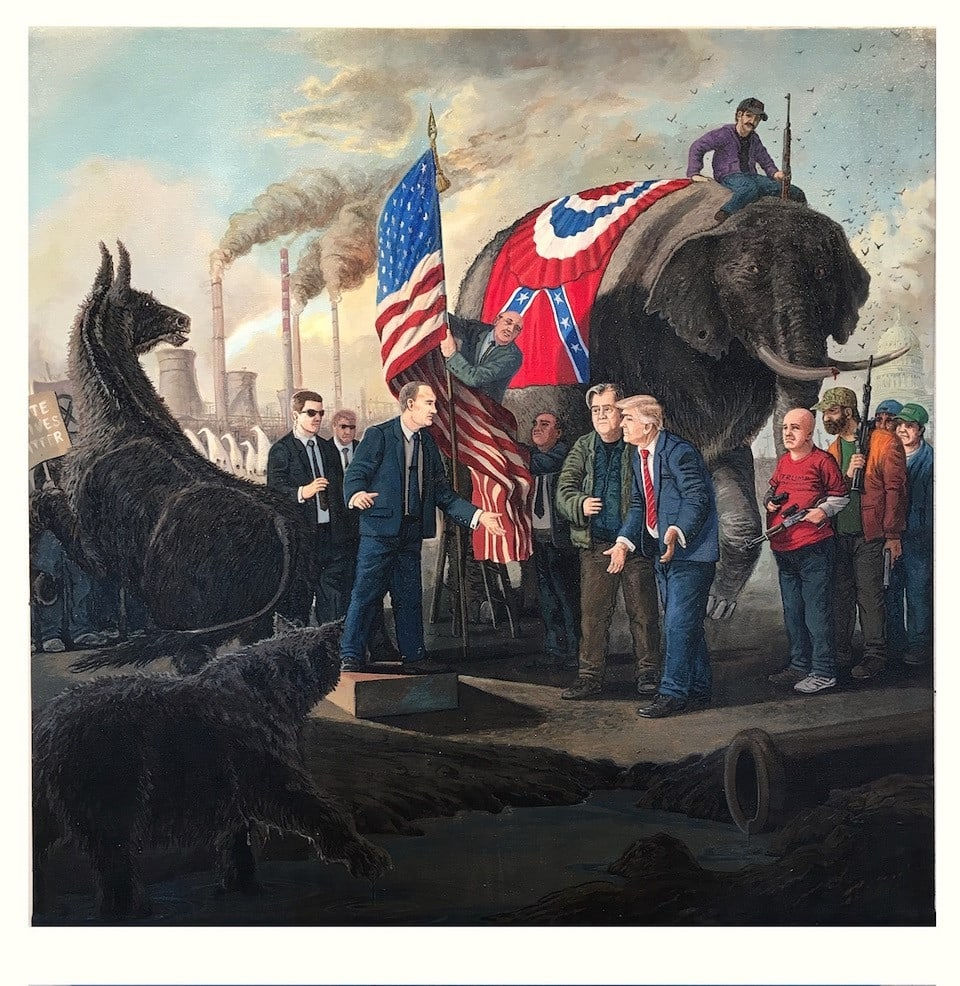 Sandow Birk, The Transition, 2017