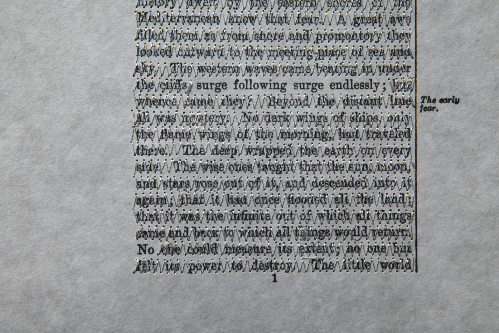 Jen Bervin, The Sea, 2023