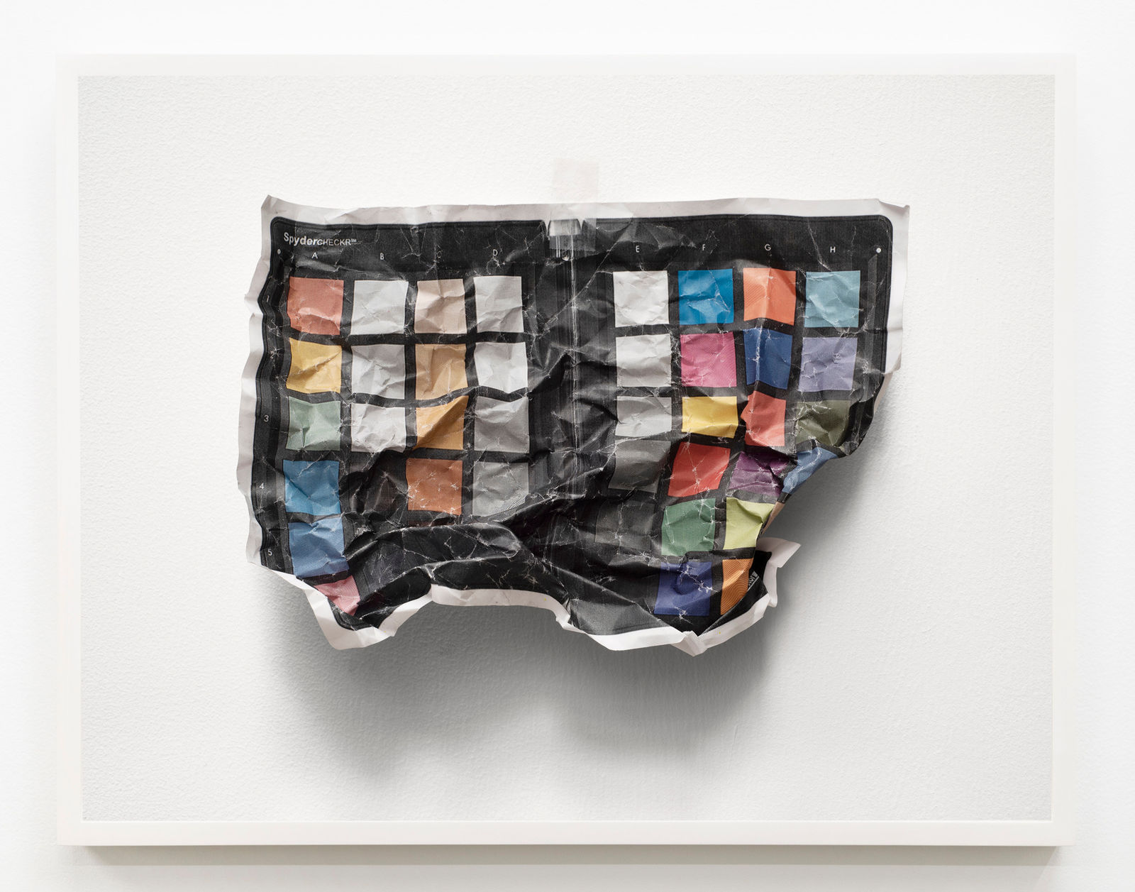 Stephanie Syjuco, Crumpled Calibration 3, 2021