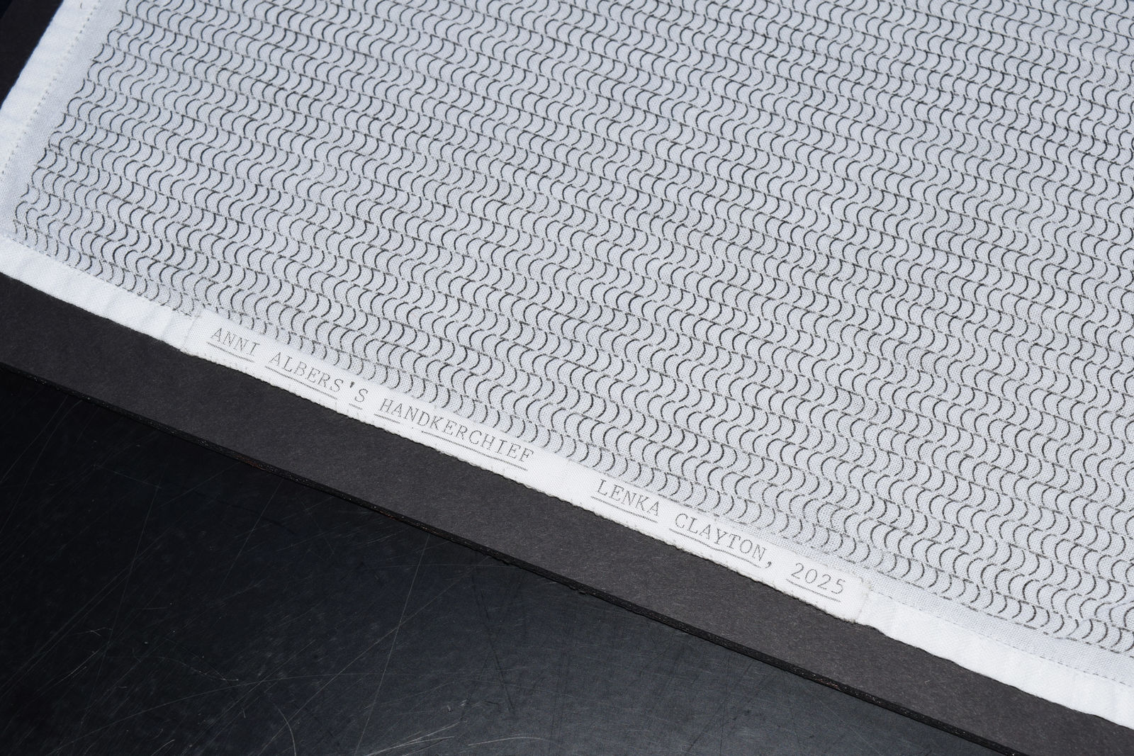 Lenka Clayton, Anni Albers's Handkerchief, 2025