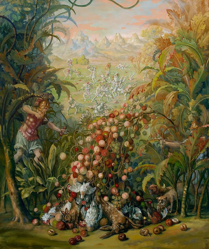 Julie Heffernan, Self-Portrait as Dead Meat II, 2006