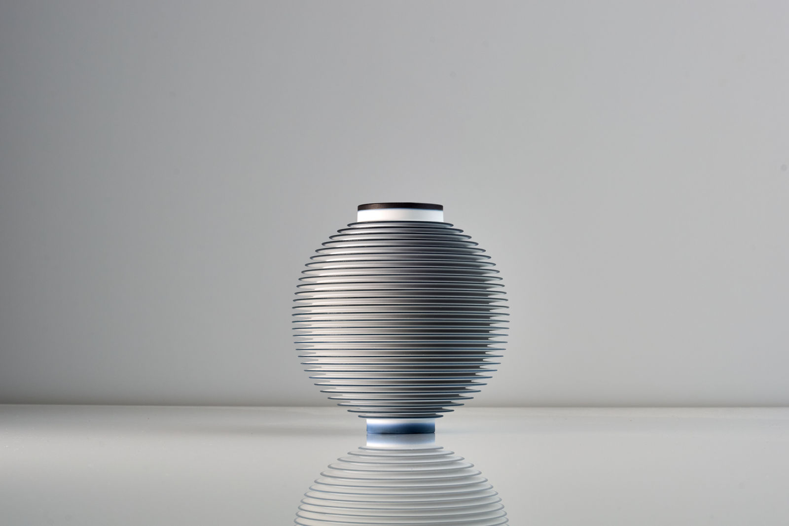 Nicholas Lees, Small Deep Blue Orbit 25.33, 2025