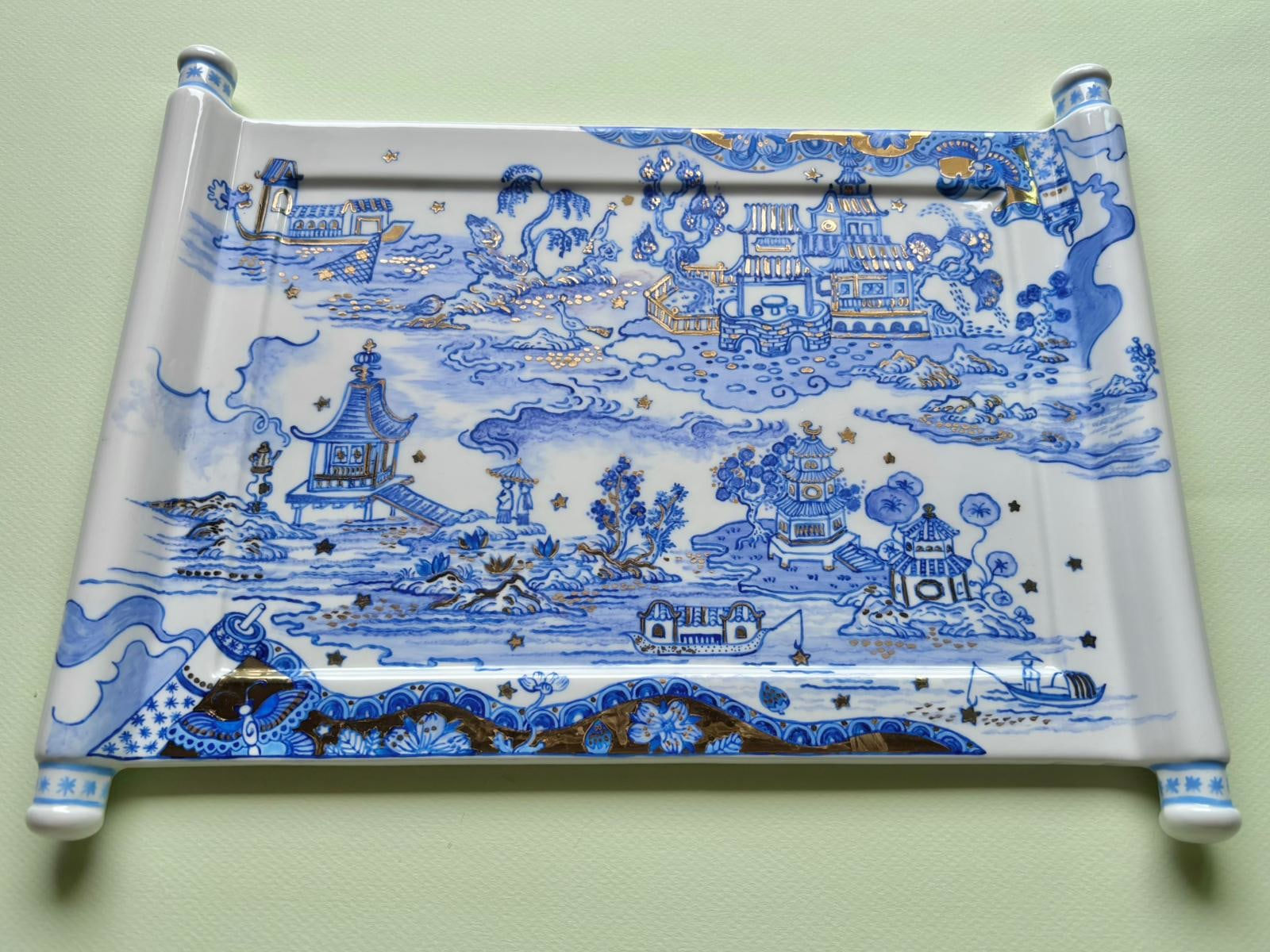 Oychir Cheung, Blue Chinese Garden 1, 2025