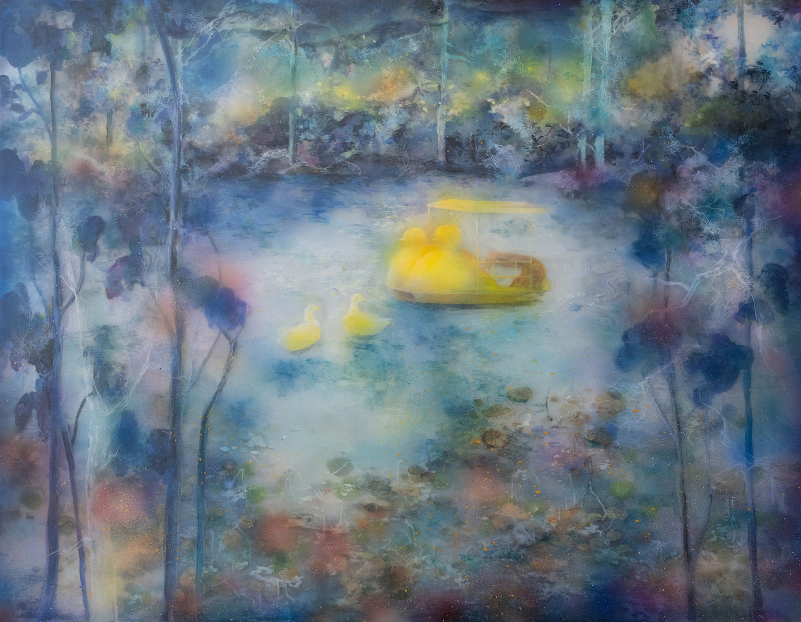 Fatina Kong, Close to a Shade of Blue with Endless Warmth 接近無限溫暖的藍, 2025