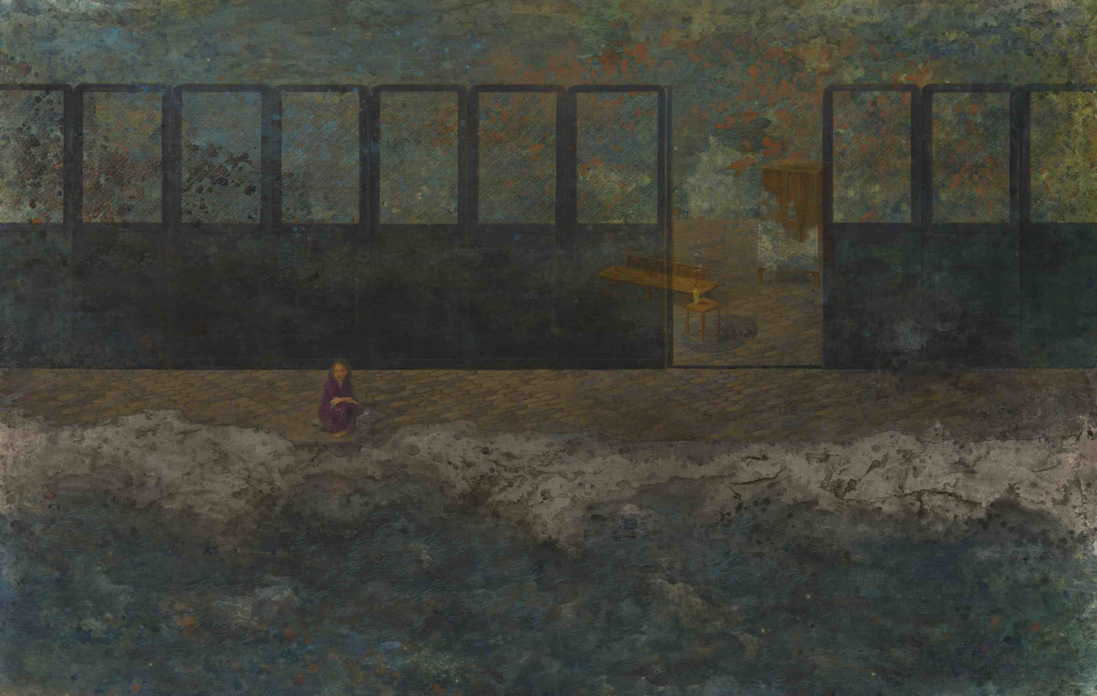 Kwong Man Chun, Huang Cen Ling and Tenement House- Eileen Chang 黃岑嶺與唐樓長廊 - 愛玲, 2022