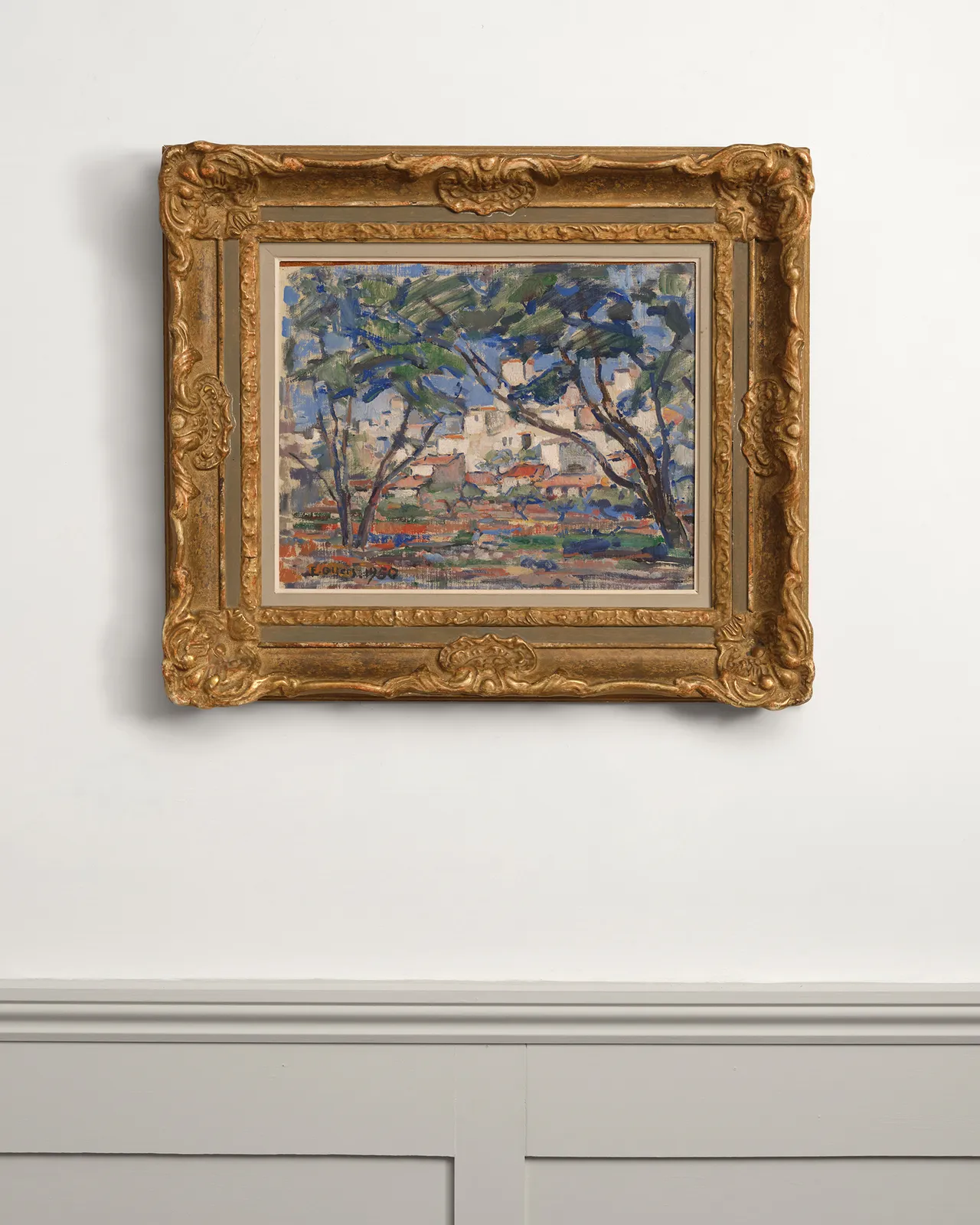 Edvin Ollers, A southern City , 1950