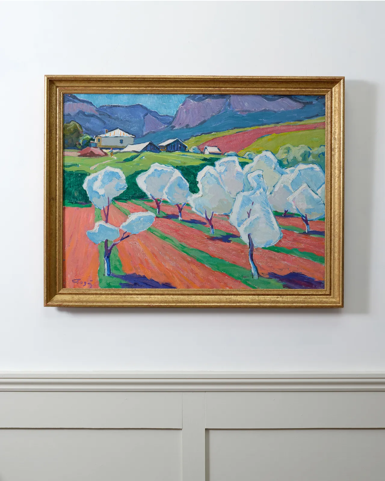 Ivan Ivanovitch Godlevsky, Mountain Landscape , 1952