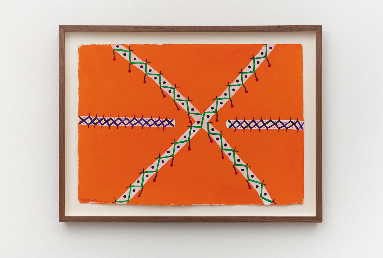 Sheroanawe Hakihiiwe, Wao mo hutha [Cinturón femenino de cadera / Women's hip belt], 2023