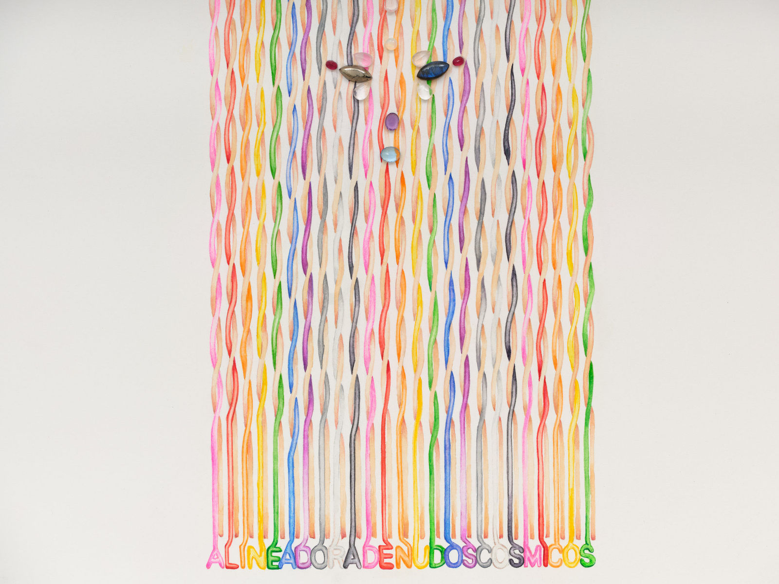 Patricia Domínguez, Entidad alineadora de nudos cósmicos [Cosmic knot aligning entity], 2024