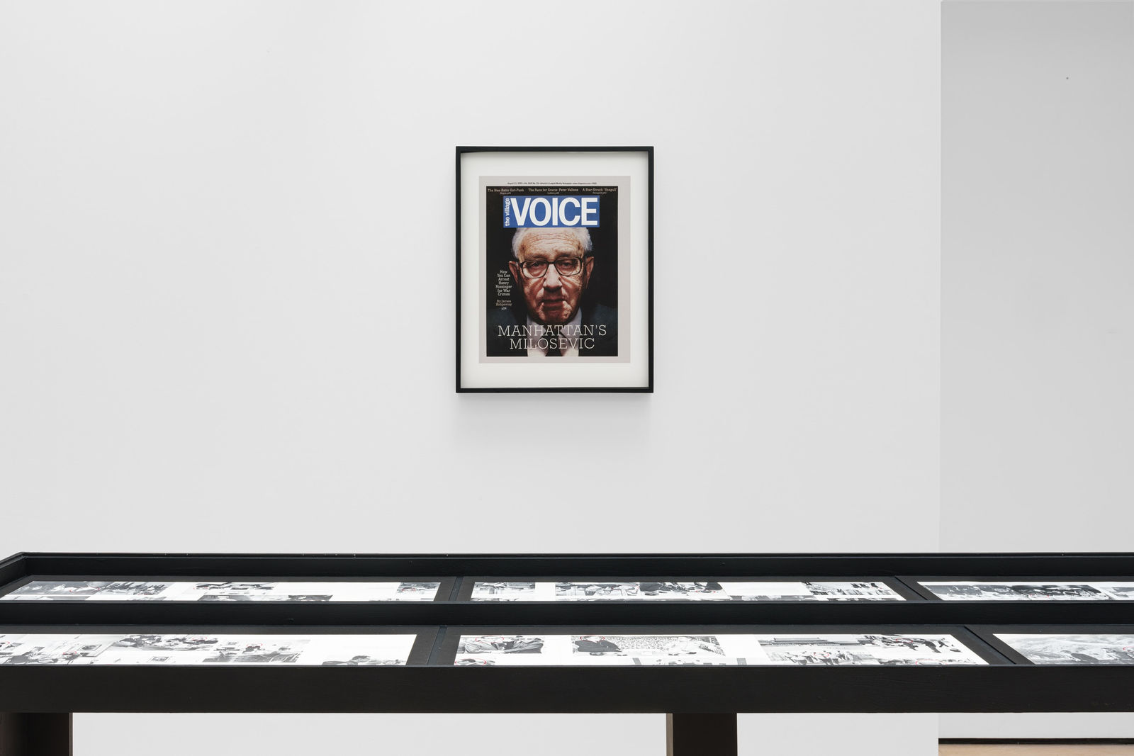 Alfredo Jaar, Manhattan’s Milosevic, 2001