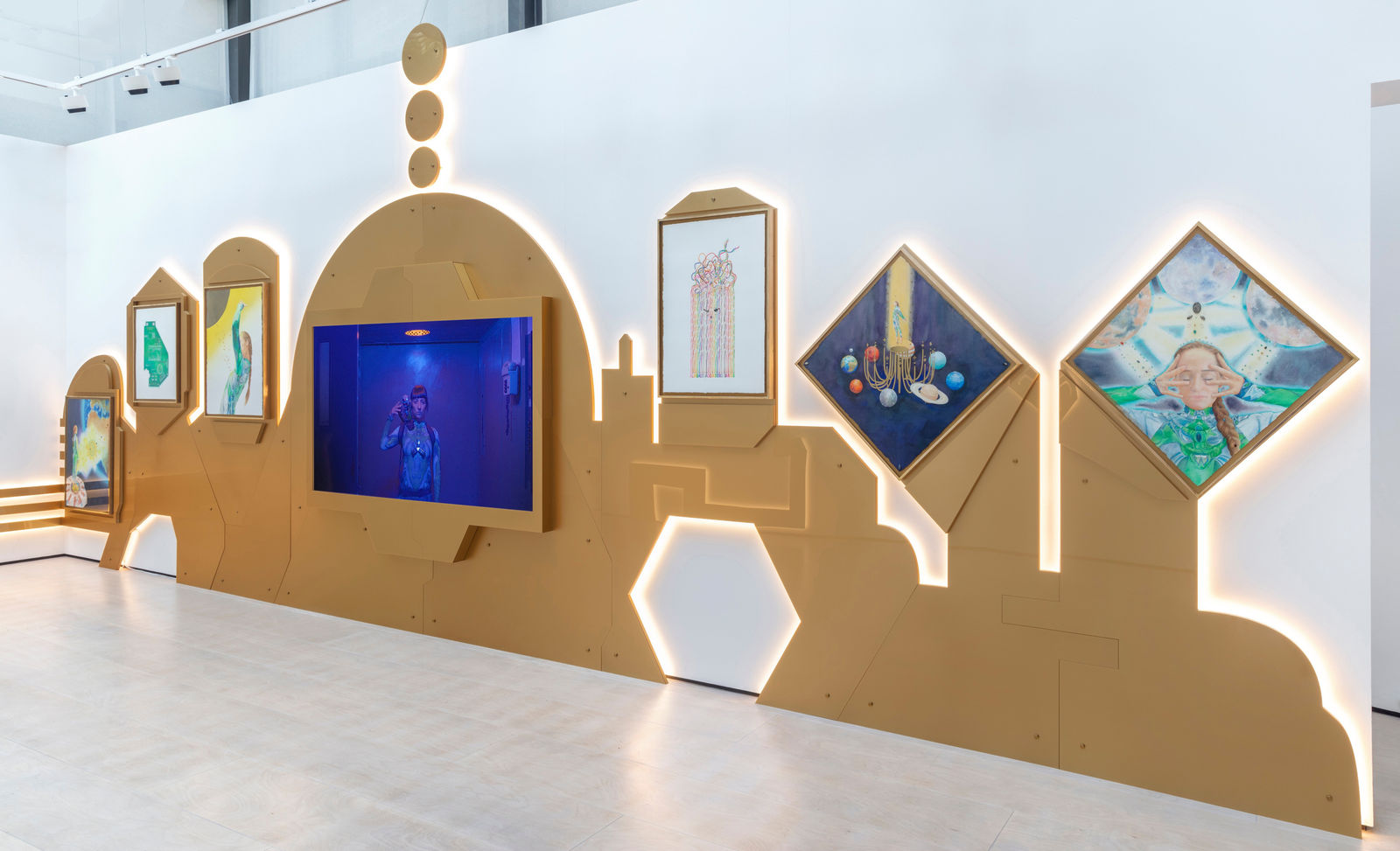 Patricia Domínguez, Entidad alineadora de nudos cósmicos [Cosmic knot aligning entity], 2024