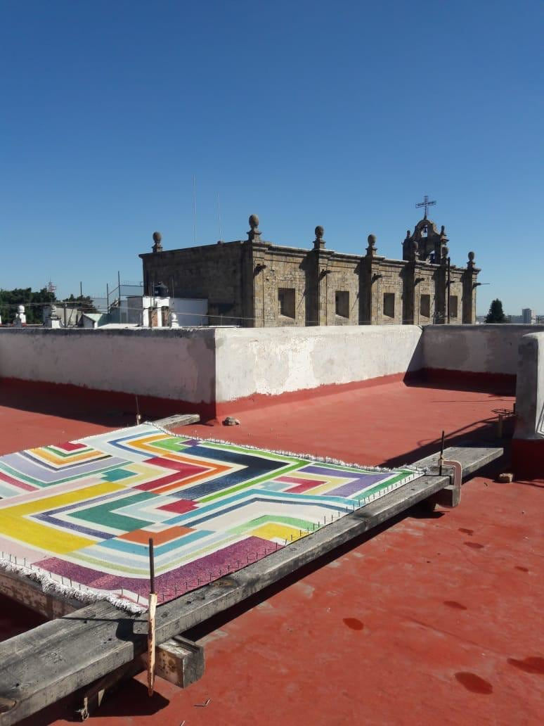 David Batchelor, CV Tapestry 02, 2024