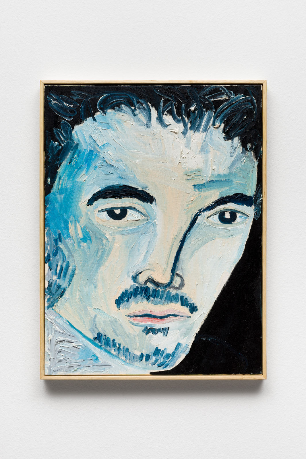 Matheus Chiaratti, Retrato de Federico no breu [Portrait of Federico in the darkness], 2014