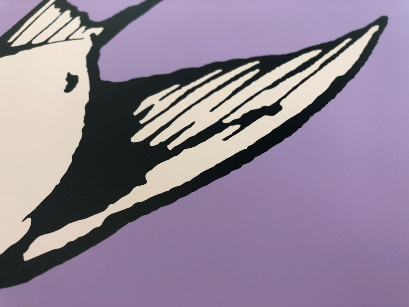 Dan Baldwin, Love and Light Lilac and Blush Pink, 2019